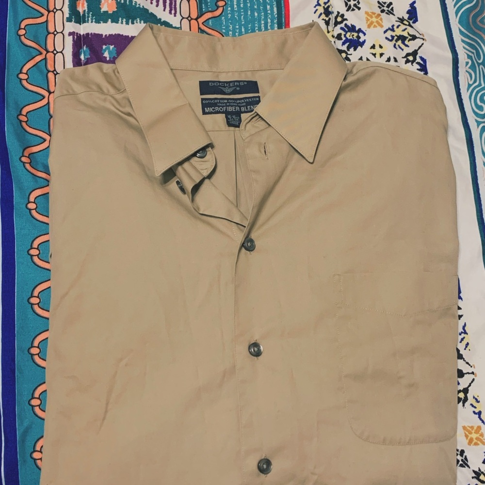 Dockers- Cream Buttondown Shirt